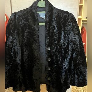 Philippe Adec2 black cape jacket - Size 8